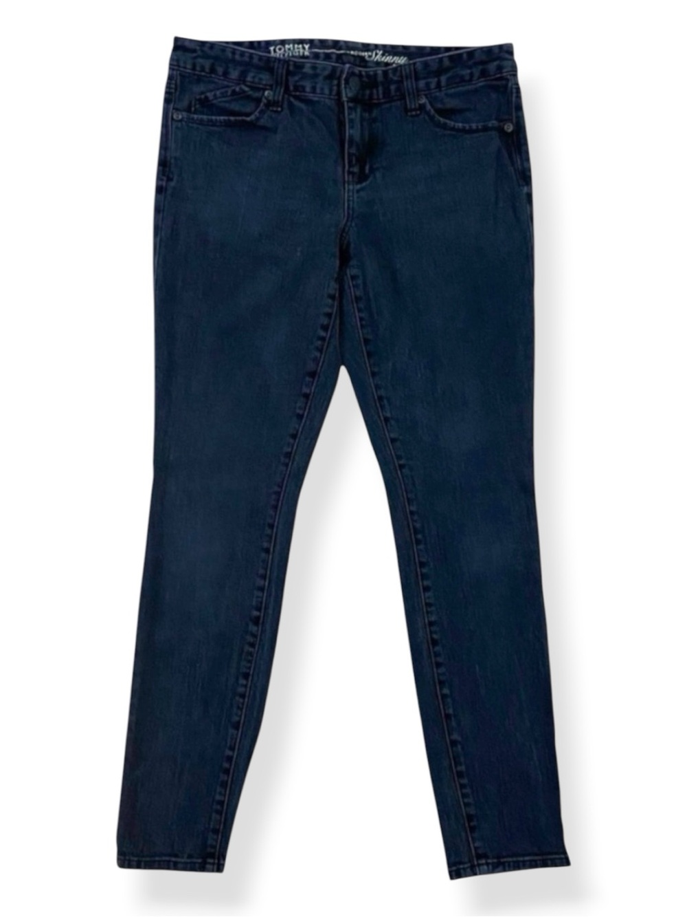 TOMMY HILFIGER Modern Skinny Dark Wash Stretch Jeans Mid Rise Women’s Size 8